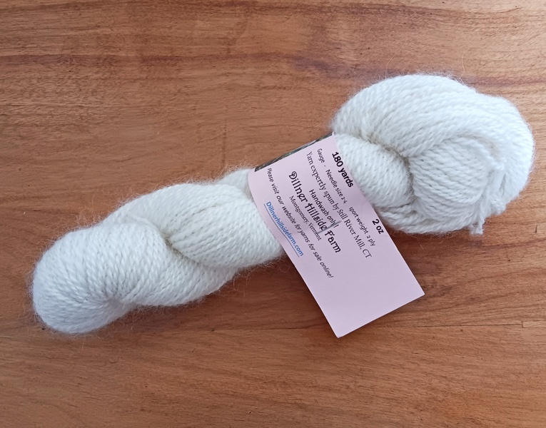 Mohair, wool, alpaca yarn from Dillner Hillside Farm